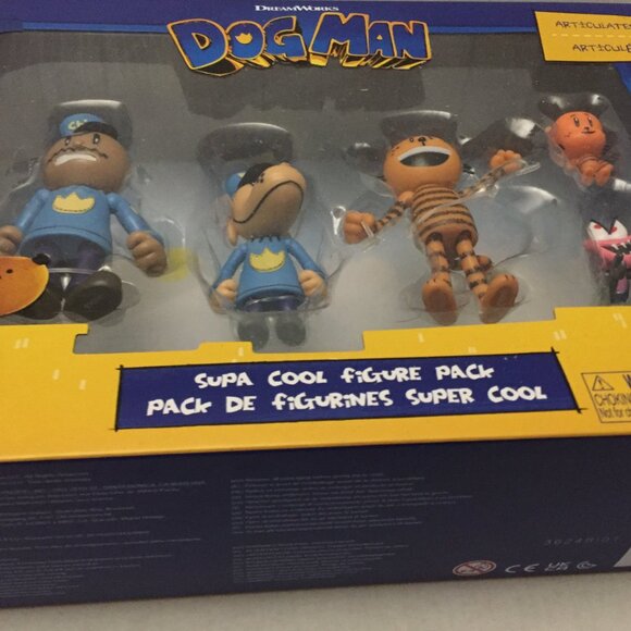 NEW Dog Man 2.5 Inch Action Figure Multipack Set - Picture 8 of 9